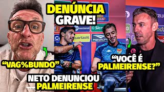 A DENÚNCIA INACEITÁVEL DENTRO DO VESTIÁRIO ENTRE PALMEIRENSE E ARBITRAGEM FEITA POR NET0 QUE VIROU [upl. by Avram]