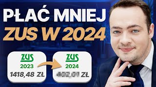 ⁣Ile wyniesie ZUS w 2024 r Płać mniej przy przejściu z działalności na spółkę  Prawnik Wyjaśnia [upl. by Anoyet]