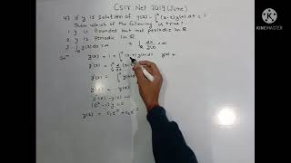 CSIR NET MATHEMATICS  JUNE 2019INTEGRAL EQUATION QUESTION NO 47PART B SOLUTION [upl. by Oicnerolf]