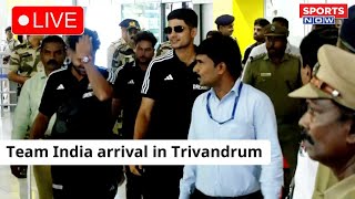 LIVE  Team India Arrives at Trivandrum Domestic Airport  Hardik Pandya  Shubman Gill  SKY [upl. by Tien81]