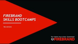 Recruitment Support  Firebrand Skills Bootcamps Webinar 5 [upl. by Eran]