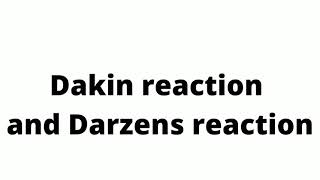 Dakin reaction and Darzens reaction [upl. by Aihtnamas932]