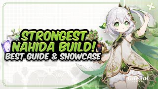 COMPLETE NAHIDA GUIDE Best Nahida Build  Artifacts Weapons Teams amp Showcase  Genshin Impact [upl. by Atival]