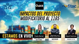 Impactos en el comercio exterior por proyecto modificatorio al 1165 [upl. by Aihcila]