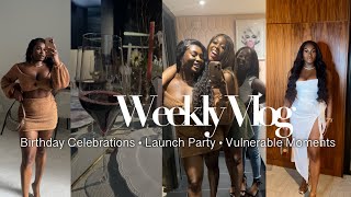 WEEKLY VLOG Kunbi Skin Launch Party  Sharing Vulnerable Moments amp My Girl Turned 30 🥳 S PATRONNE [upl. by Ayahsey]