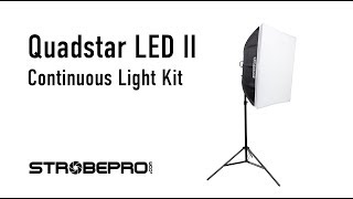 Quadstar LED II Continuous Light Kit [upl. by Nrojb895]