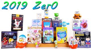 2019 Kinder Joy Surprise Eggs Opening Blind Boxes Disney Kidrobot Dunny Spongebob Squarepants Toys [upl. by Lynette]