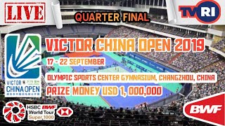 Jadwal lengkap Quarter Final China Open 2019 Live TVRI [upl. by Yemirej]