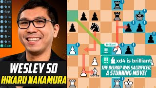 Wesley So vs Hikaru Nakamura  Inspiring battle Rapid Chess Championship 2022 [upl. by Arualana844]