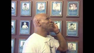 Mike Tyson tours the International Boxing Hall of Fame [upl. by Annohs177]