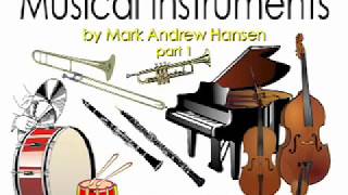 Musical Instruments Sounds Orchestral 1 for Kids Children Kindergarten Preschoolers Toddlers [upl. by Yahsat]