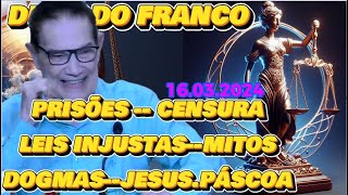 16 03 2024 🔴🔴 DIVALDO FRANCOLEIS INJUSTAS DOGMAS JESUS PÁSCOA espiritismo TE INSCREVA [upl. by Ojok]