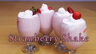 Summer special refreshing Strawberry Shake recipe by AAmnas Kitchen [upl. by Eidoc]