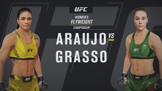 UFC 270  Womens Flyweight Viviane Araujo v Alexa Grasso 1080p 60FPS HD [upl. by Cornish]