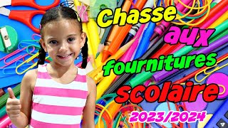 KAMILIA  CHASSE aux FOURNITURES SCOLAIRES 2023 2024 au CP [upl. by Speroni]