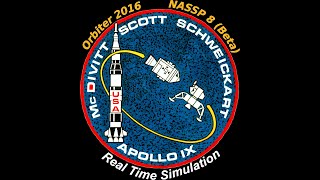 Orbiter 2016  Apollo 9 Real Time Simulation NASSP 8  Part 1422 Flight Day 7 [upl. by Namzaj273]