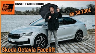 Skoda Octavia Facelift 2024 Fahrbericht mit der Limousine ab 30730€ Review  Test  Sportline [upl. by Loredo332]