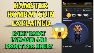 Hamster kombat coin explained  Sayang ang naipon na coin Bakit need pataasin ang pph [upl. by Mitman963]