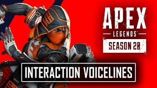 All New Interaction Voicelines Between Everyone in Apex Legends Season 20 [upl. by Rafter81]