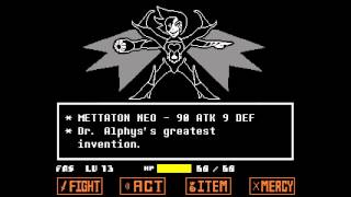 Undertale  Mettaton NEO Boss Fight [upl. by Ursi917]