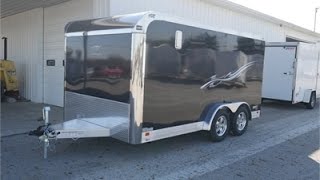 14 ATC Aluminum Enclosed Motorcycle Trailer [upl. by Raveaux]