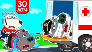 Bufos Daddy Got a Boo Boo Daddy Dont Leave 🐺 Funny Stories for Kids LYCANArabic [upl. by Wendalyn]