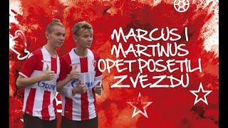 MARCUS amp MARTINUS OPET POSETILI ZVEZDU  MARCUS amp MARTINUS SUPPORTS FC RED STAR [upl. by Ynotna285]