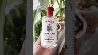 Thayers rose petal witch Hazel toner review acne beautyblog skincare skin skincareblog [upl. by Ahcirt]