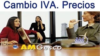 Cambio de IVA en programa AMGesco AM System [upl. by Bor576]