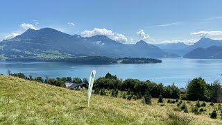 Switzerland Hidden beauty over lake Luzern  Schlöß Meggenhorn 🇨🇭 [upl. by Yenar553]