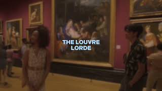 the louvre lorde — edit audio [upl. by Atnima726]