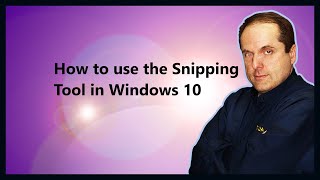 How to use the Snipping Tool in Windows 10 [upl. by Onitsuaf243]