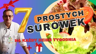 7 Surówek do Obiadu na Każdy Dzień TygodniaZdrowe i Smaczne Przepisy [upl. by Aubin]