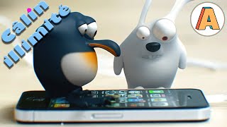 The Babioles use a phone for the first time  Câlin illimité  Funny Animation by Mathieu Auvray [upl. by Ocram81]