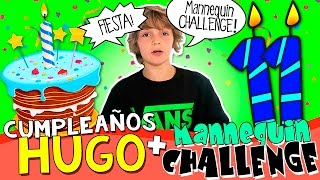 ¡¡MANNEQUIN CHALLENGE  ¡¡VLOG especial CUMPLEAÑOS de HUGO 🎂 🎁  FIESTA de PIJAMAS de HUGO 💤 [upl. by Patricio729]