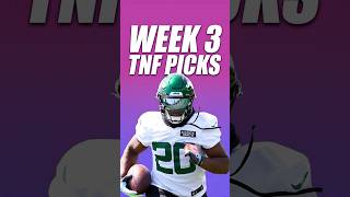 WEEK 3 BEST TNF PICKS 🏈nfl mnf nflbetting sportsbetting football jets patriots [upl. by Enytnoel865]