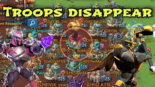 Lords Mobile  23b zeroed Big hits from 5 emperor account Troops disappearing fast [upl. by Ennavoj281]