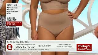 QVC UK Model Natasa Malbasa promoting Vercella Vita Shapewear 150813 [upl. by Euv26]