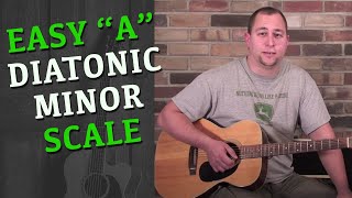 A Diatonic Minor Scale For Guitar  EASY [upl. by Ydrah245]