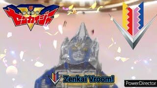 Kikai Sentai Zenkaiger  ZenkaiVroom henshin and Roll Call  ENG sub  SS AND PR arty zone [upl. by Ellinej211]