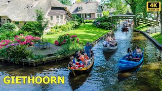 Giethoorn Netherlands 🇳🇱  The Venice of the North 4K UHD [upl. by Dinerman]