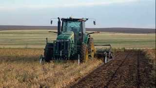 Auto Steer John Deere 8230 pickett bean cutter [upl. by Accever]