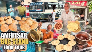 Amritsar Bus Stand Food Tour Amritsar Street Food  Best Street Food Near Bus Stand Amritsar [upl. by Nnaitak]