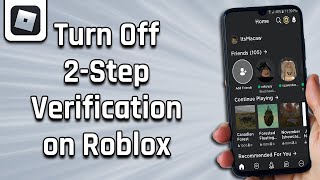 How To Turn Off 2 Step Verification On Roblox easy [upl. by Ludwog]