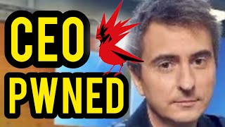 CD Projekt Red CEO ATTACKS YouTuber Exposing DEIESG Agenda [upl. by Etnoled]