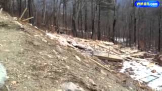 Raw Video Moultonborough home explosion aftermath [upl. by Arinay79]