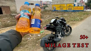 New MT15 V4 2024 mileage test Yamaha MT15 V4 1L Mileage RohanvermaRJ02 [upl. by Atikehs]