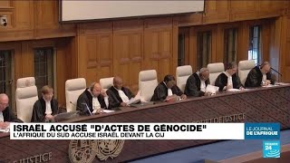 LAfrique du Sud accuse Israël quotdactes de génocidequot devant la CIJ • FRANCE 24 [upl. by Seto]