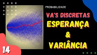 Variáveis aleatórias discretas Esperança e Variância [upl. by Courtland]