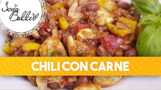 CHILI CON CARNE  Sonja Bakker recept [upl. by Retepnhoj]